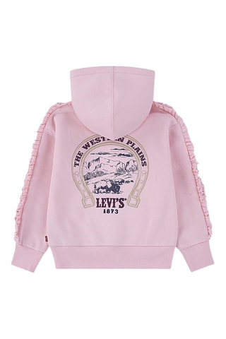 Sweat à capuche - Rouge et rose