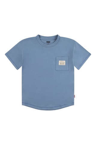 T-shirt en coton biologique - Bleu