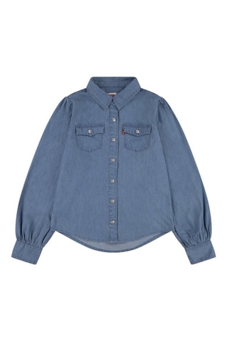 Chemisier en jean - Bleu