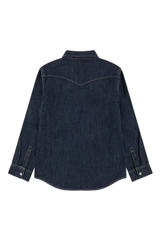 Chemise en jean - Rouge et bleu