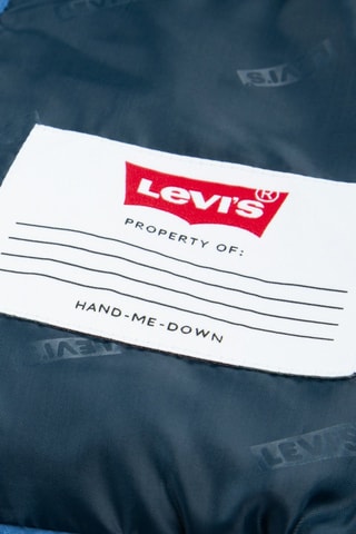 Doudoune sans manches à capuche - Blanc et bleu