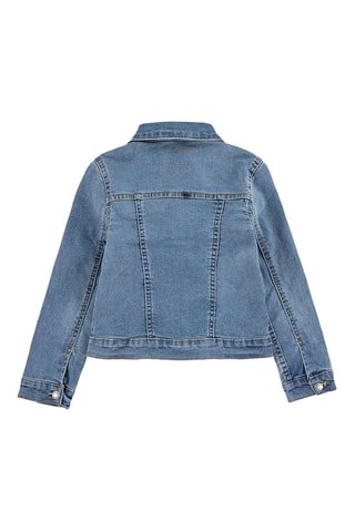 Veste en jean - Rouge et bleu