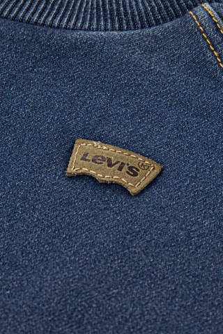 Sweat en jean - Bleu et marron