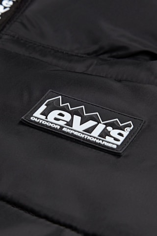 Doudoune à capuche - Blanc et noir