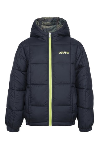 Blouson réversible à capuche - Noir