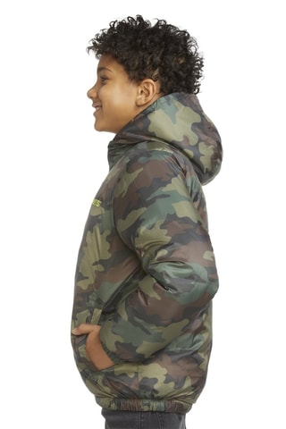 Blouson réversible à capuche - Noir