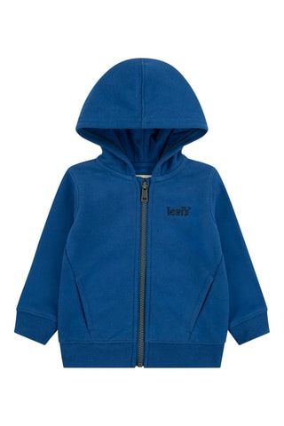 Sweat à capuche - Noir et bleu