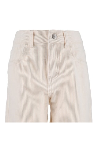 Pantalon en velours côtelé - Blanc