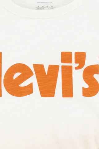 T-shirt - Blanc et orange