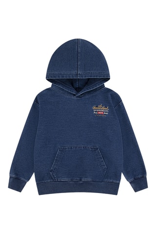 Sweat en jean - Bleu