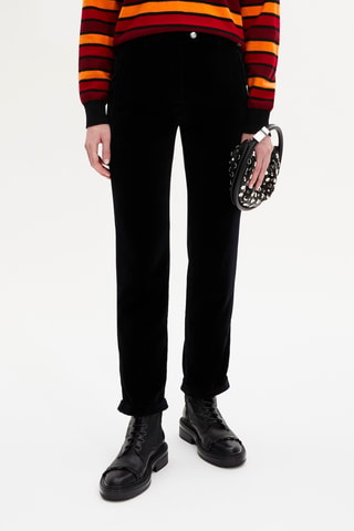 Pantalon en velours - Noir