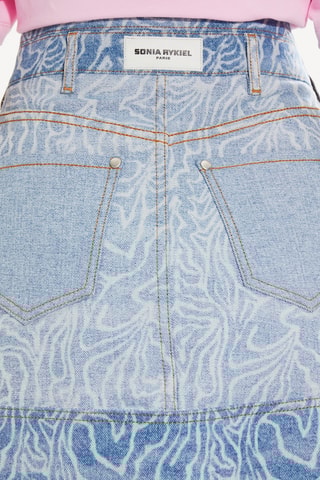 Minijupe en jean - Bleu