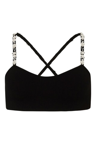 Brassière en laine - Noir