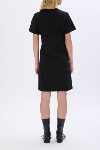 Robe droite en coton biologique - Noir