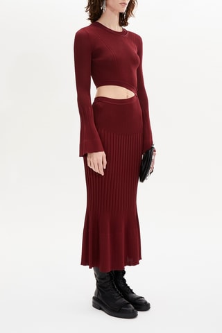 Robe pull - Bordeaux