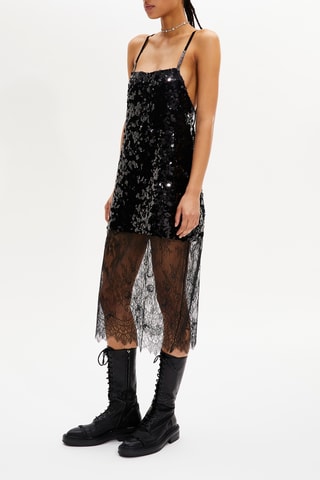 Robe asymétrique - Noir