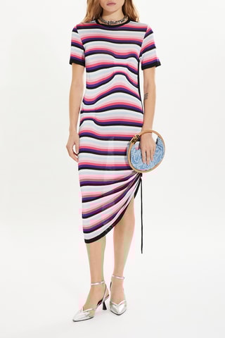 Robe midi - Multicolore