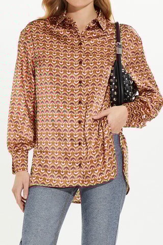 Chemise - Vieux rose et orange