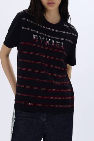 T-shirt en coton biologique -Noir