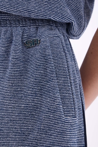 Short en coton biologique - Bleu foncé