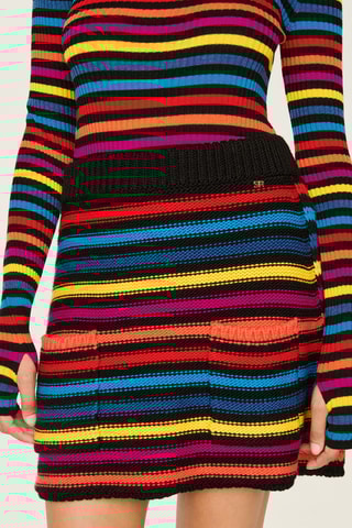 Minijupe en laine - Noir