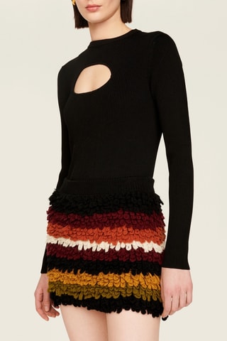 Jupe en laine - Noir