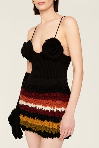 Jupe en laine - Noir