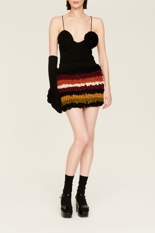 Jupe en laine - Noir