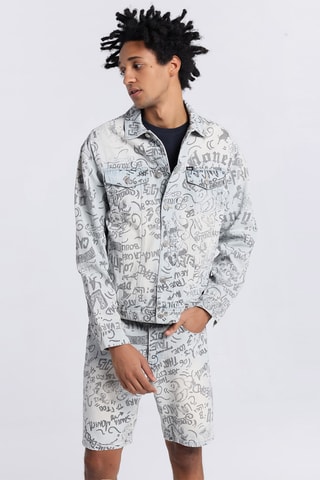 Veste en jean - Bleu