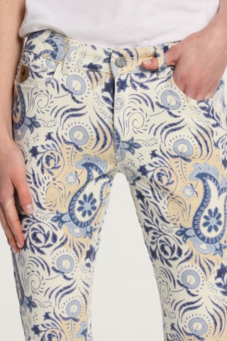 Jean - Blanc et bleu