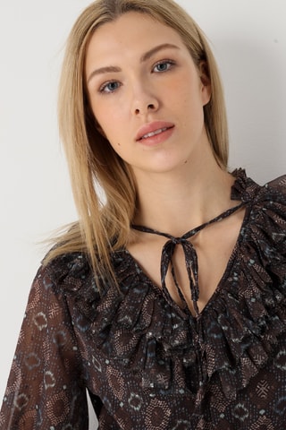 Robe longue - Bleu foncé