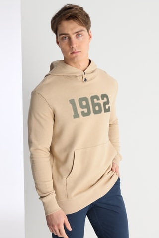 Sweat à capcuhe - Beige