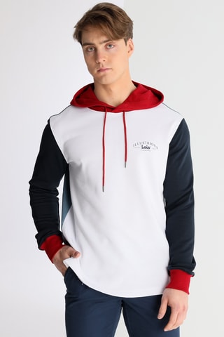 Sweat à capcuhe - Blanc