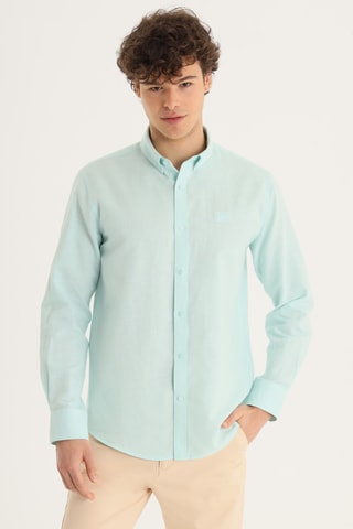 Chemise en lin - Vert