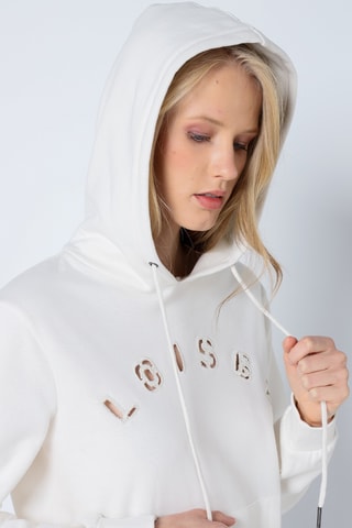 Sweat à capuche - Beige