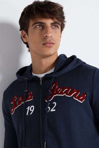 Sweat à capuche - Bleu