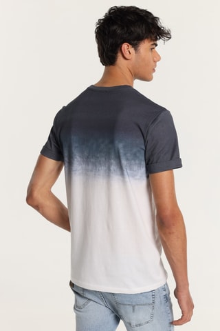 T-shirt dip and dye - Bleu