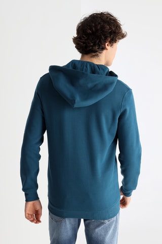 Sweat à capuche - Bleu