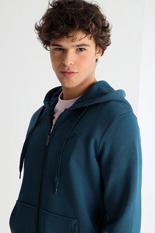 Sweat à capuche - Bleu