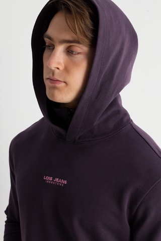 Sweat à capuche - Bordeaux