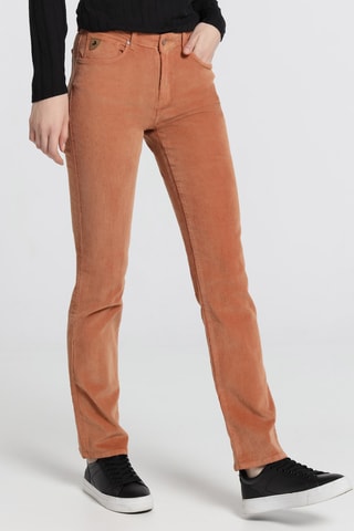 Pantalon en velours - Marron