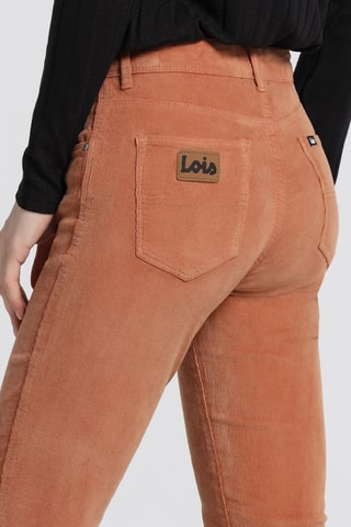 Pantalon en velours - Marron