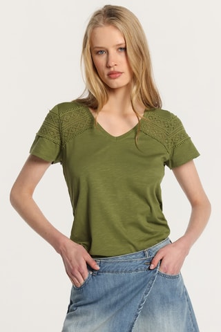 Jupe portefeuille en jean - Bleu