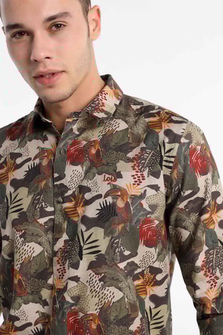 Chemise en lin - Multicolore