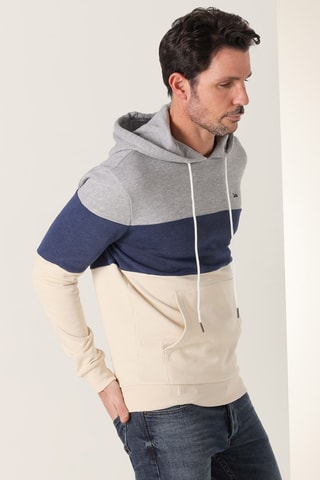 Sweat à capuche - Beige