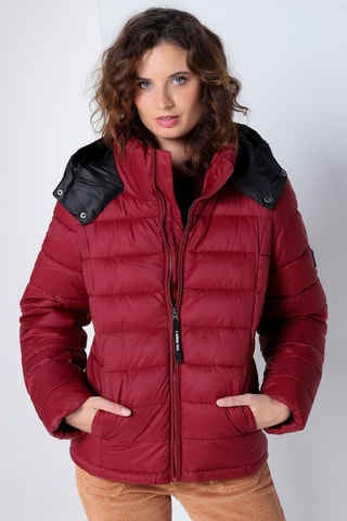 Doudoune à capuche - Bleu