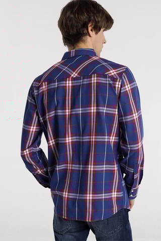 Chemise - Bleu et rouge