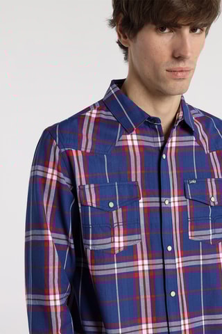Chemise - Bleu et rouge