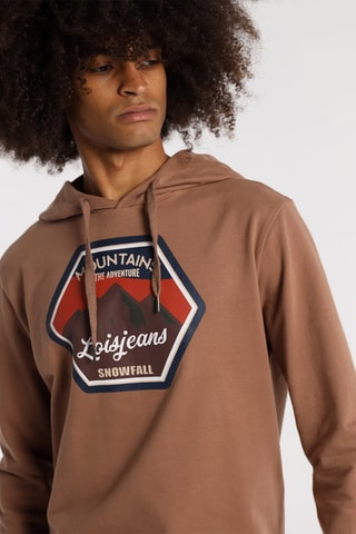 Sweat à capuche - Marron