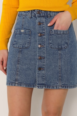 Minijupe en jean - Bleu